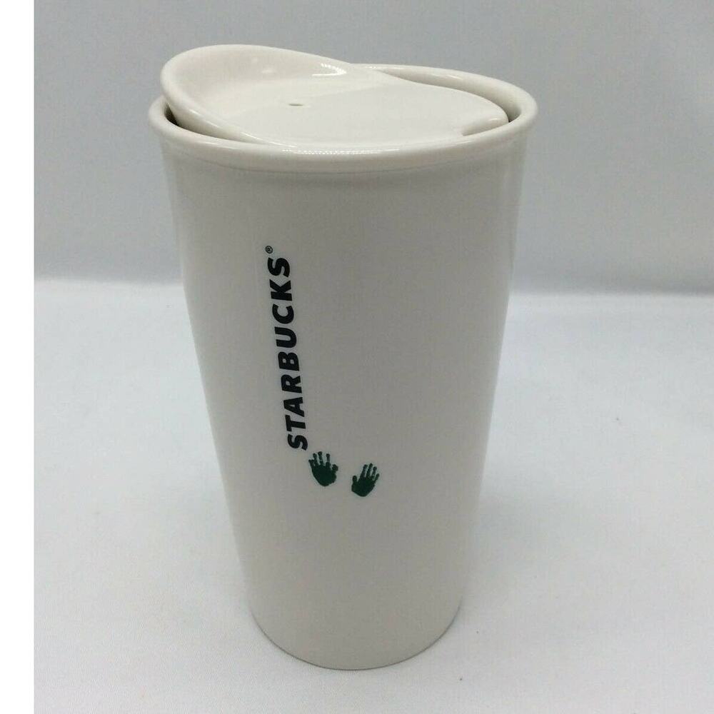2015 Starbucks Finger Painting Artist Lidded Tumbler 12 Oz - Picture 2 of 6